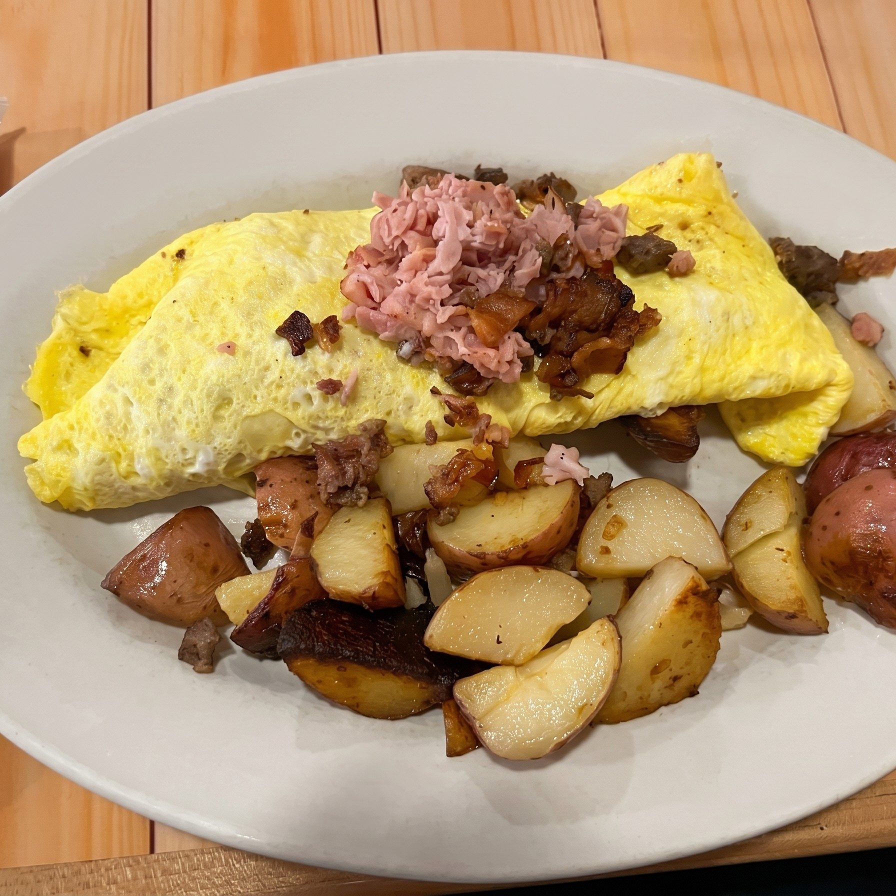 Meat Lovers Omelet.
