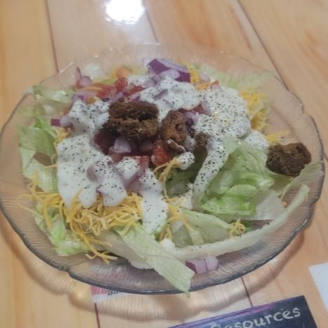 Small Caesar or House Salad.